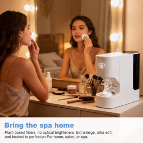 AZ GOGO hot towel dispenser top control panel for effortless one-touch use.