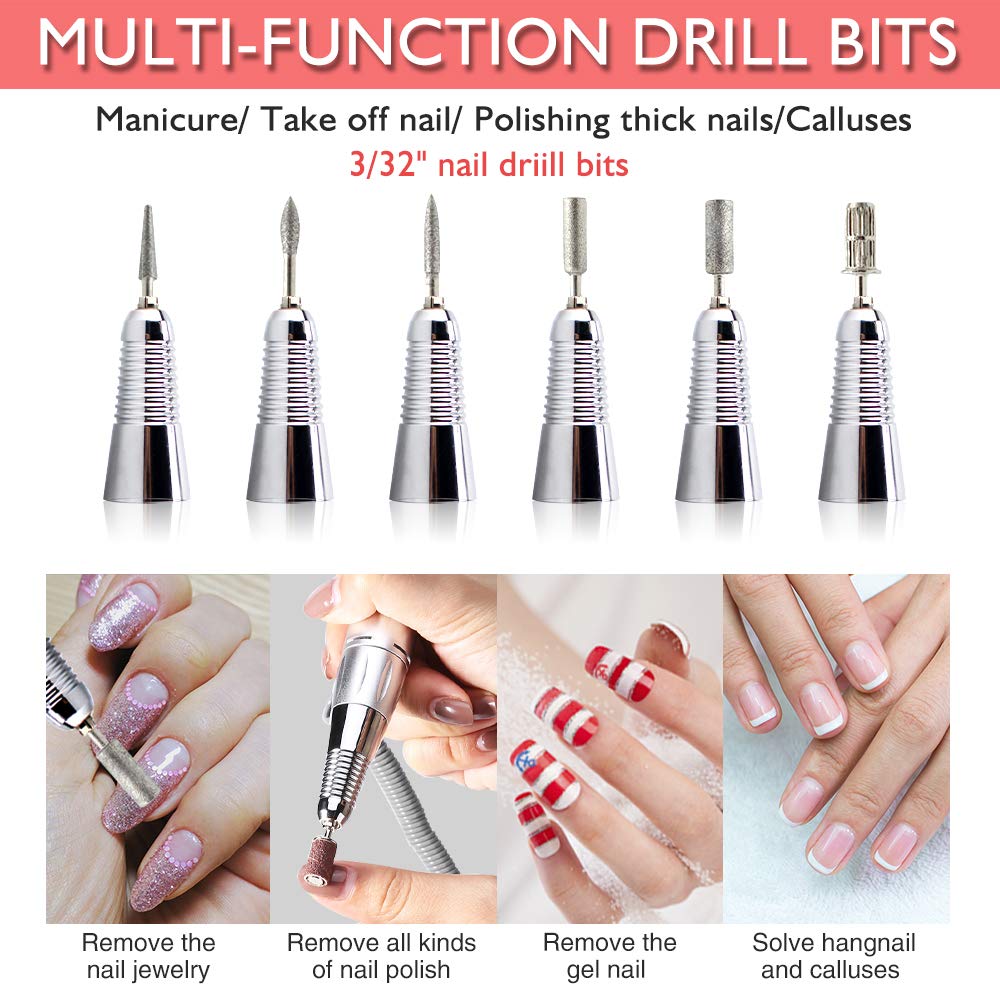 AZ GOGO nail drill machine offers long battery life for on the go nail art