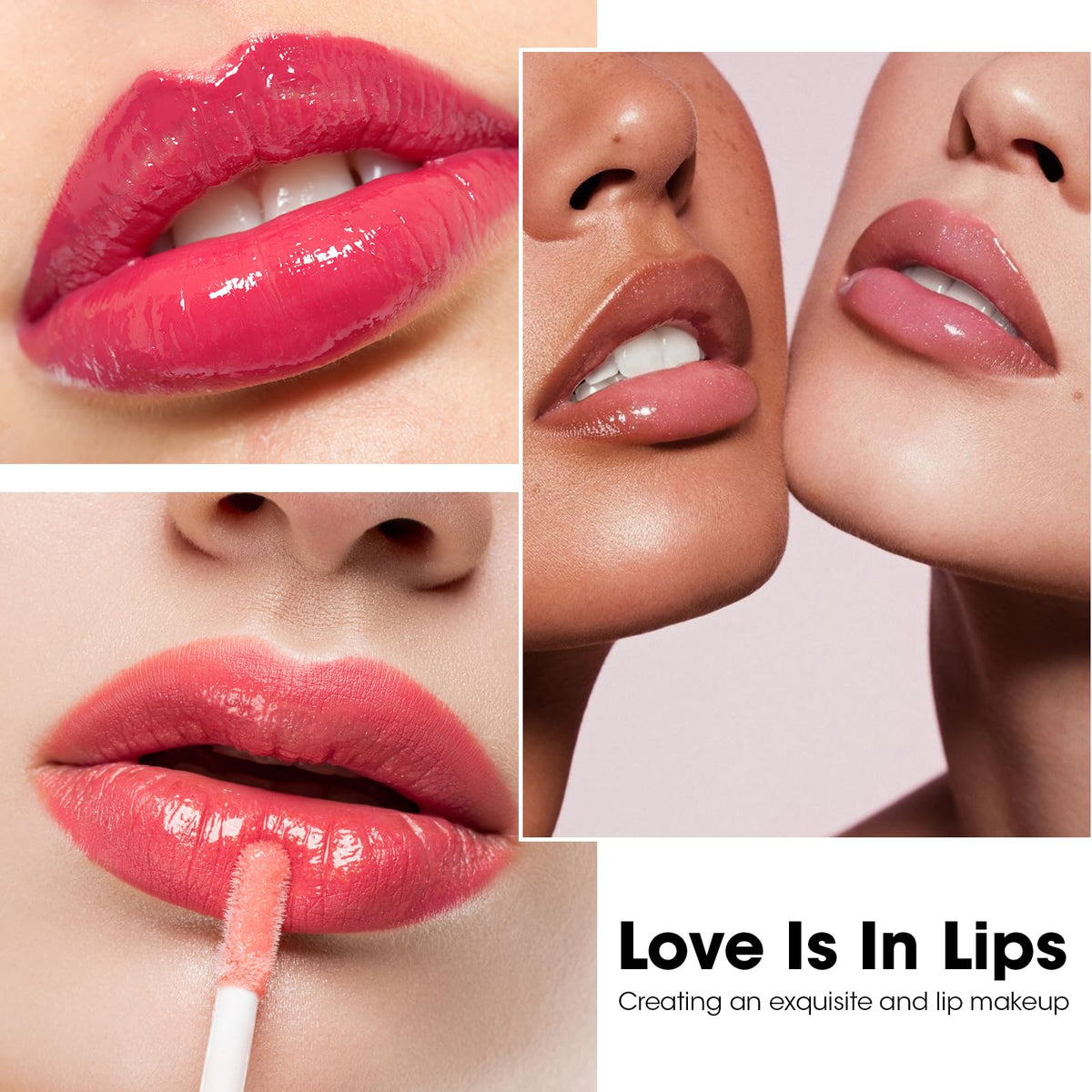 AZEN lip gloss collection displayed for easy shopping