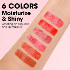 AZEN lip gloss enriched with vitamin E and coconut oil for nourishment