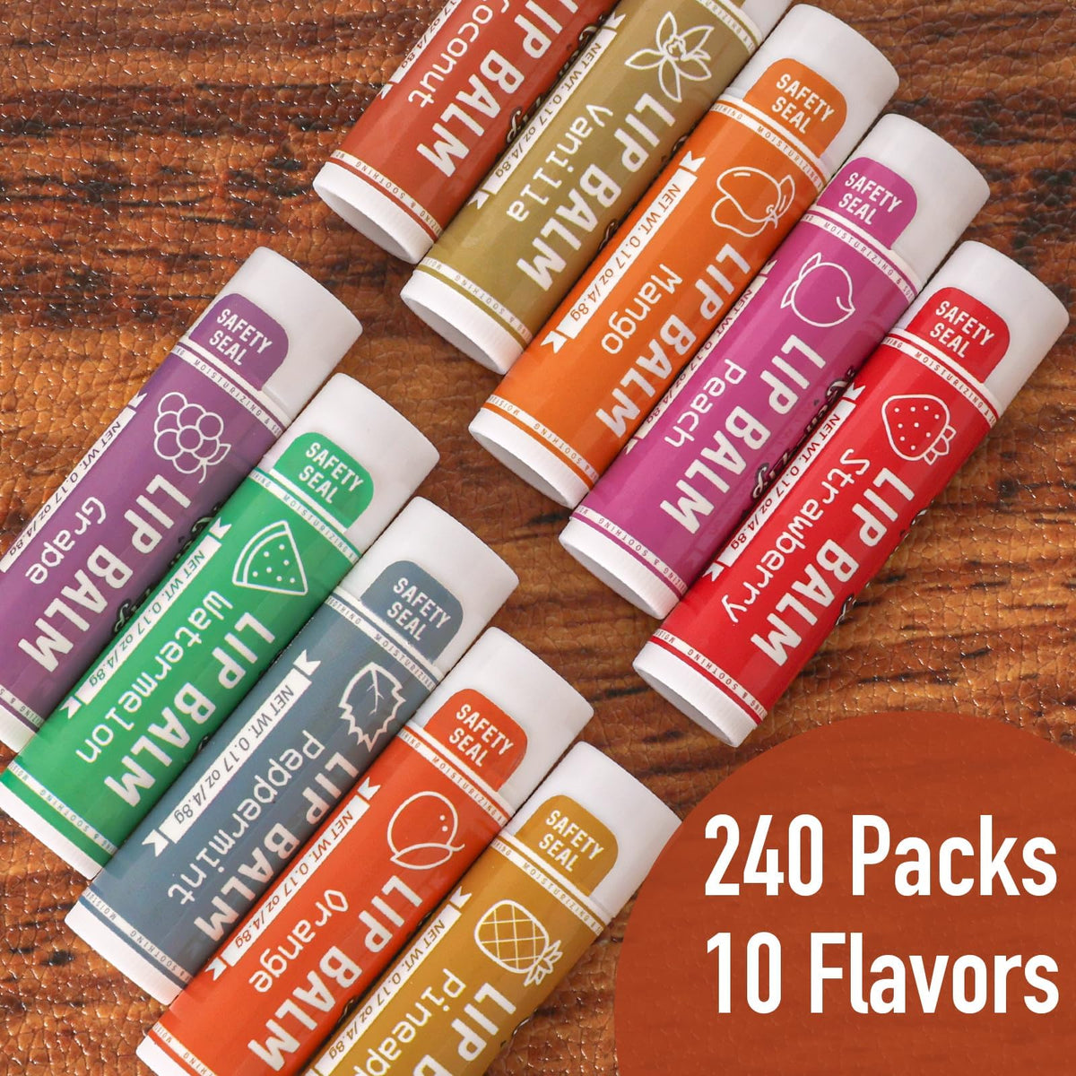 AZEN watermelon flavor lip balm stick for refreshing lip care