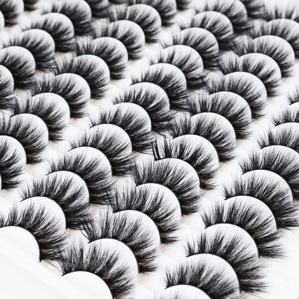 Azenlo 3D fluffy lashes for dramatic volume and comfort.