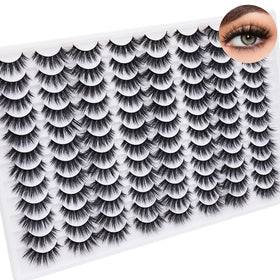 Azenlo false eyelashes 48-pair pack for versatile looks.