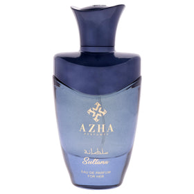 Azha Classiq Sultana bottle side angle emphasizes luxurious fragrance presence