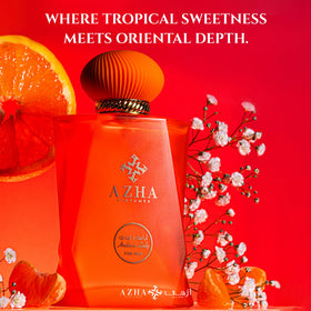 Azha Perfumes Emerald Nebula dresser top styling suggests everyday and events.