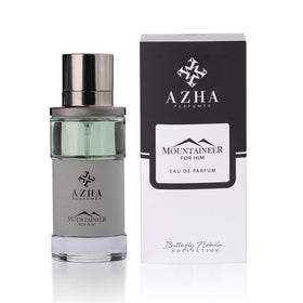 Azha Perfumes Mountaineer top bergamot scent opens fresh for daily confidence.