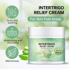 Azirkel Intertrigo Cream forms a breathable shield in skin folds against moisture