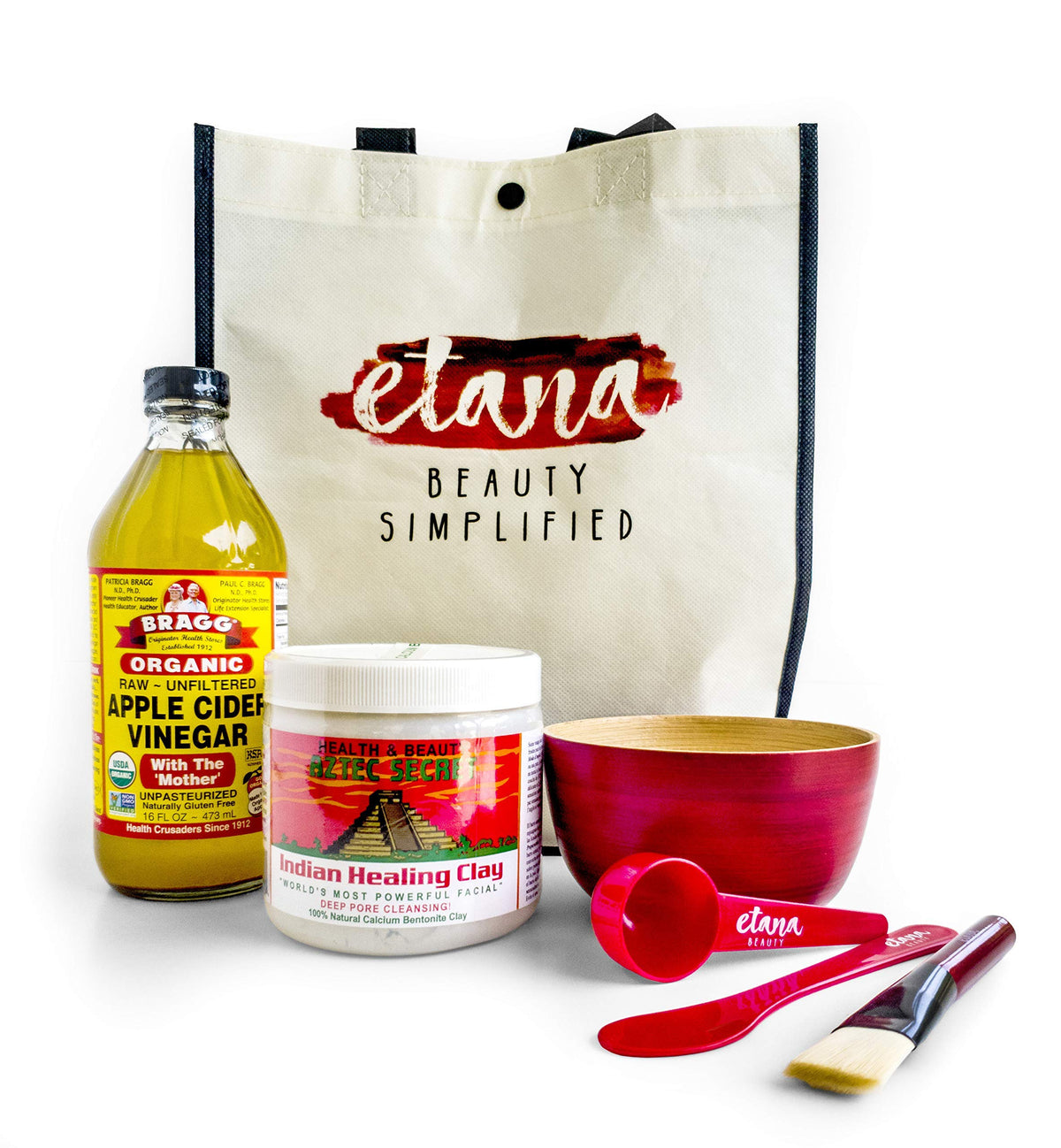 Aztec Secret Clay Premium Set packshot for at-home facial care.