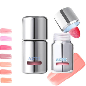 Aztk Liquid Blush bottle close-up showing rich pigment and smooth texture.
