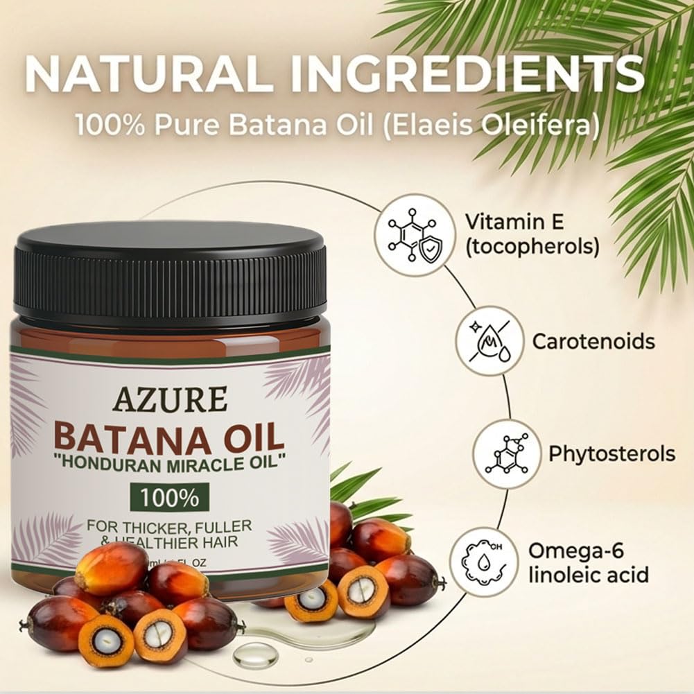 Azure Batana Oil night oil massage for a restful conditioning routine