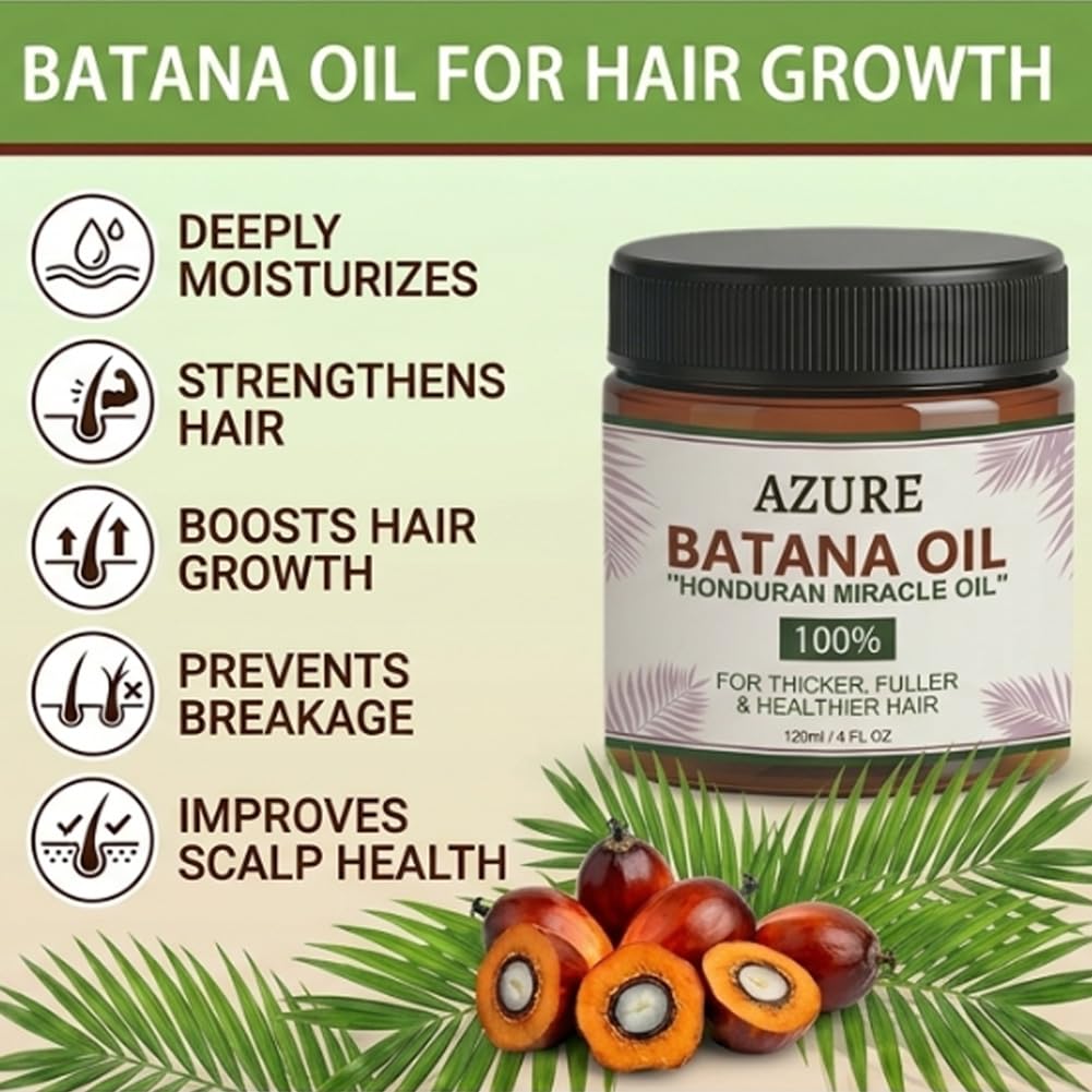 Azure Batana Oil scalp moisturizing demonstrates soothing dry scalp support