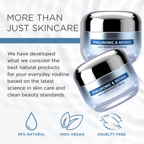 Azure Cosmetics Day and Night Duo Set shown for balanced morning and evening skincare