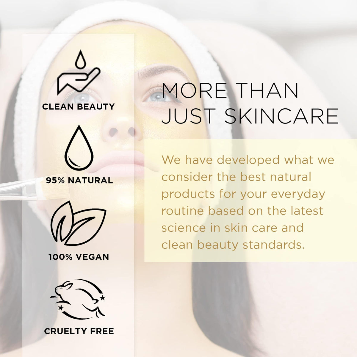Azure Cosmetics hyaluronic acid and collagen ingredients emphasize moisture.
