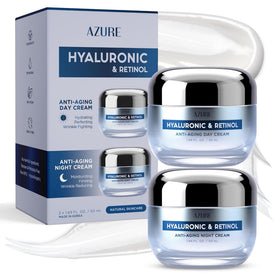 Azure Cosmetics Hyaluronic Acid Moisturizer bottle for all-day hydration and smoother skin