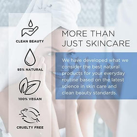 Azure Cosmetics eye serum texture close-up showing lightweight absorption.