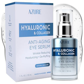 Cruelty-free vegan logo on Azure Cosmetics packaging.