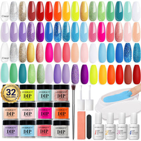 AzureBeauty 42-piece dip powder color powders for durable at-home manicures