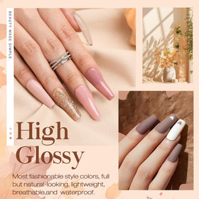 AZUREBEAUTY base activator top coat matte set for versatile finishes.
