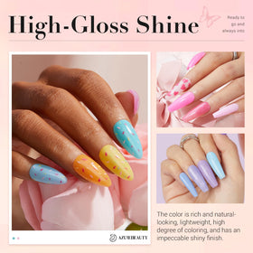 AzureBeauty base activator topcoat liquids support smooth, durable finishes.