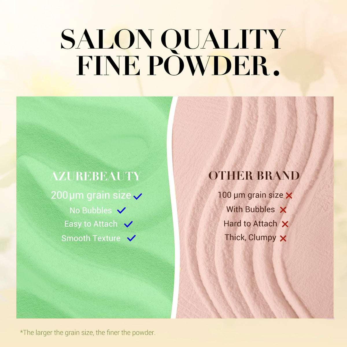 AzureBeauty color swatches displaying neon shades for inspiration