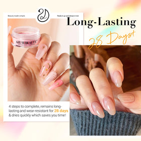AZUREBEAUTY dip base coat for smooth color application and strong adhesion.