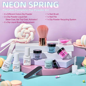 AZUREBEAUTY blue-violet dip powder blends cool hues for subtle or bold French tips.