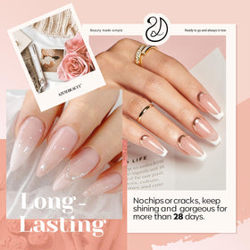 AzureBeauty nail brush included for precise application.