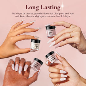 AzureBeauty liquid set with base, top coat, and activator for smooth finishes
