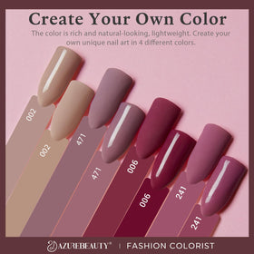 AZUREBEAUTY nail file included for shaping before dip