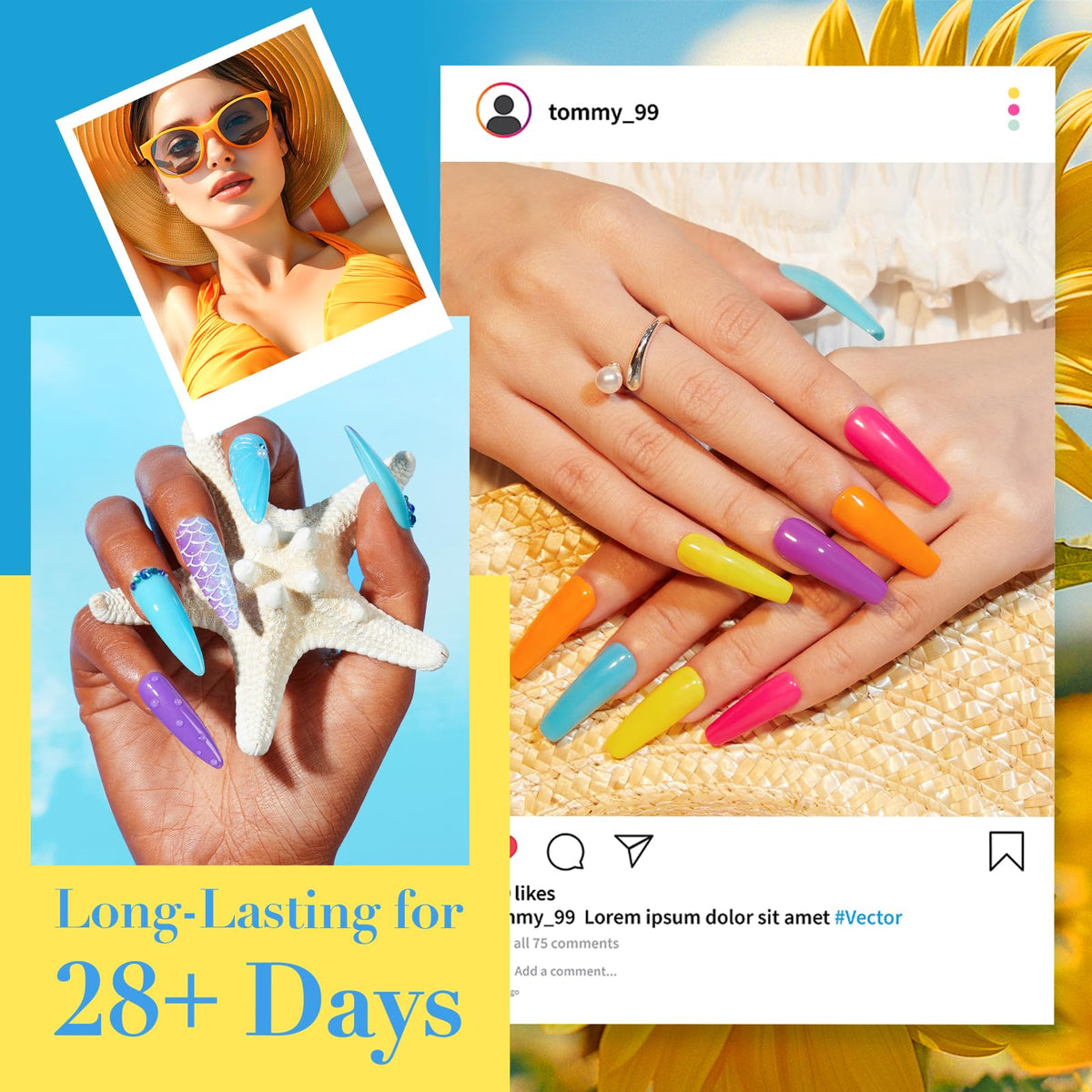 AzureBeauty nail polishing block for smooth prep before application