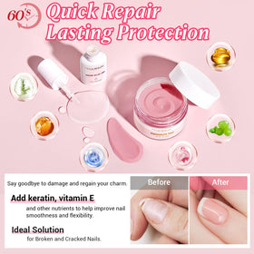 AZUREBEAUTY Repair Glue 10ml closeup highlighting quick-drying formula for fast fixes.