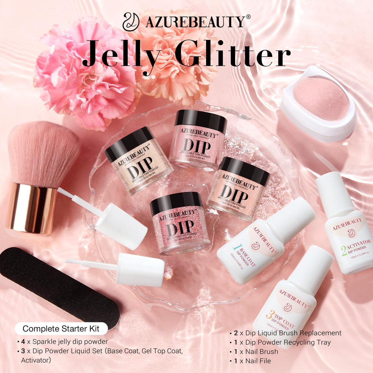 AzureBeauty no lamp needed quick-dry formula for fast DIY nails