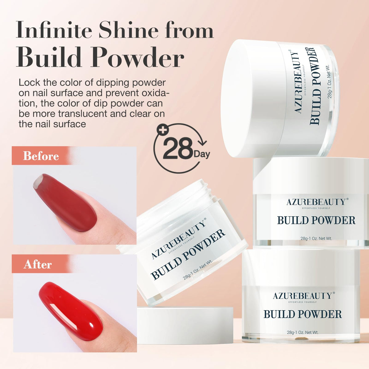 AZUREBEAUTY top coat liquid adds shine and protection.