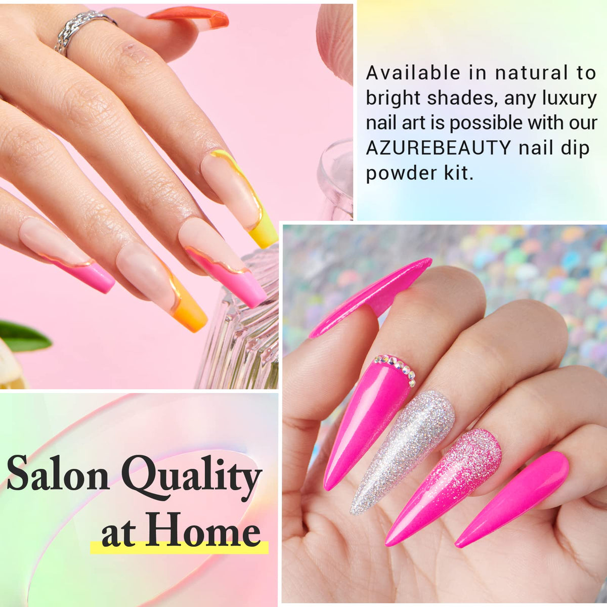 AZUREBEAUTY top coat tube delivering a glossy, durable finish
