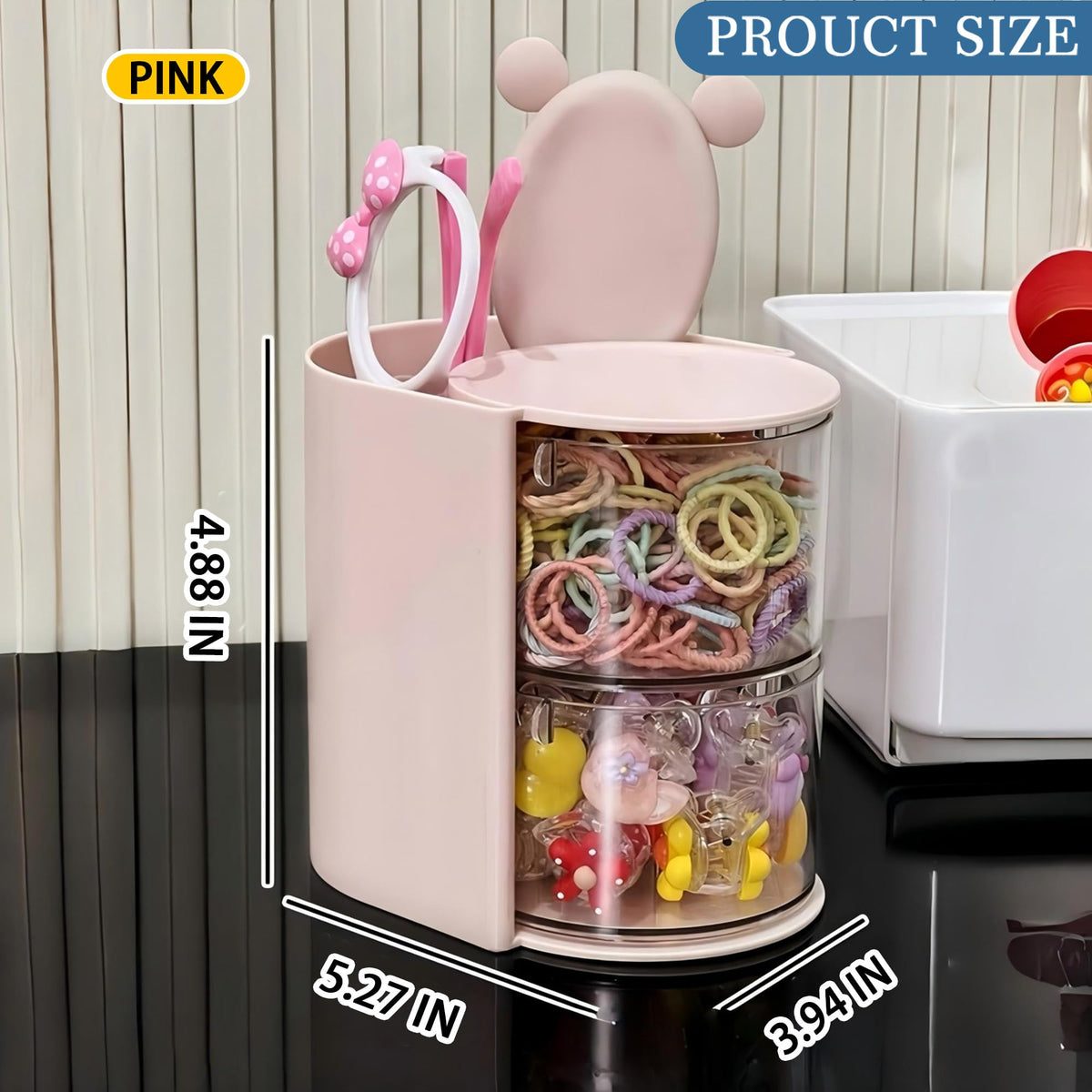 Azurphoric desk organizer for daily necessities and stationery.