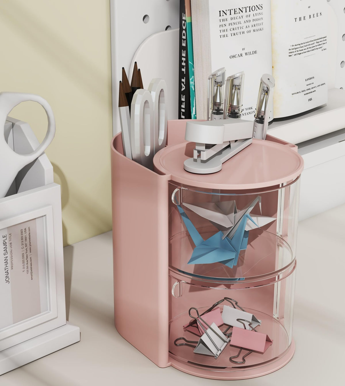 Azurphoric jewelry storage for necklaces, earrings, and bracelets.