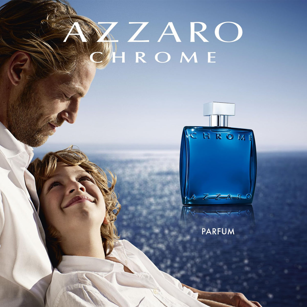 Azzaro Chrome Parfum pulse-point application for lasting impression