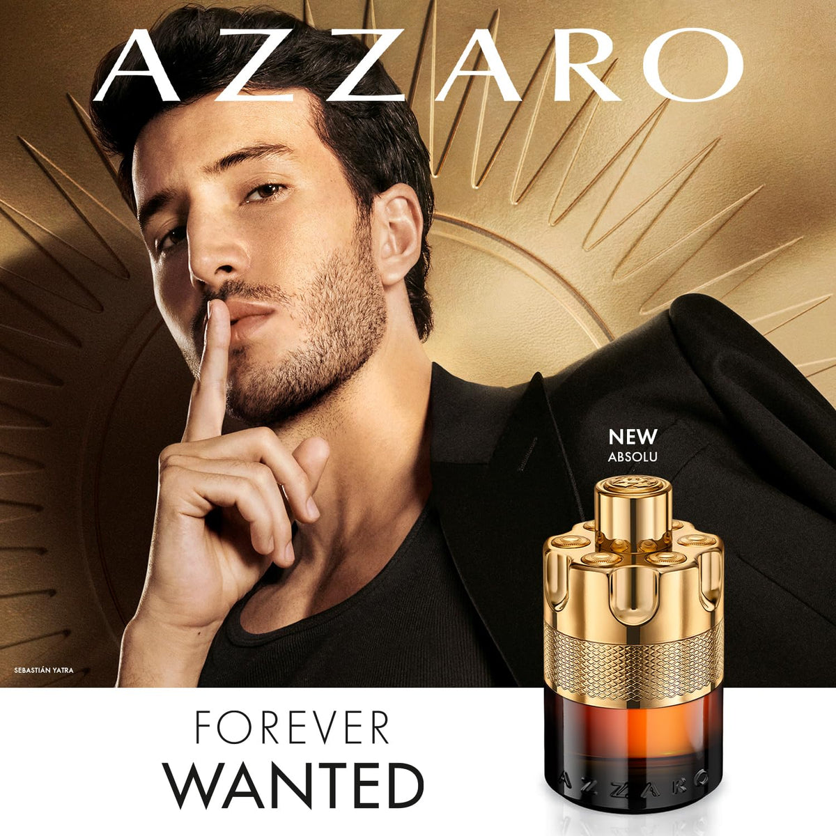 Azzaro Forever Wanted Absolu incense-note visual hints at smoky depth for signature scent.