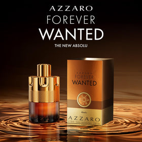 Azzaro Forever Wanted Absolu packaging box, gift-ready luxury for discerning buyers.