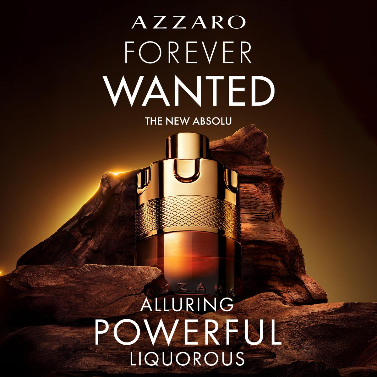 Azzaro Forever Wanted Absolu packaging front showcases luxury presentation.