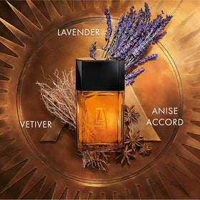 Azzaro Pour Homme atomizer shot, capturing spray-ready premium quality for fresh scent application.