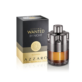 Azzaro Wanted by Night bottle front view, ideal for sophisticated evening occasions.