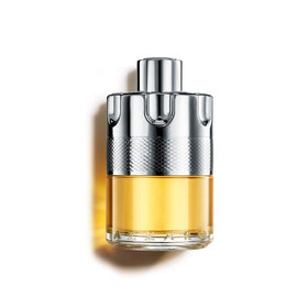 Azzaro Wanted Eau de Toilette bottle close-up shows a bold masculine silhouette for daily wear.