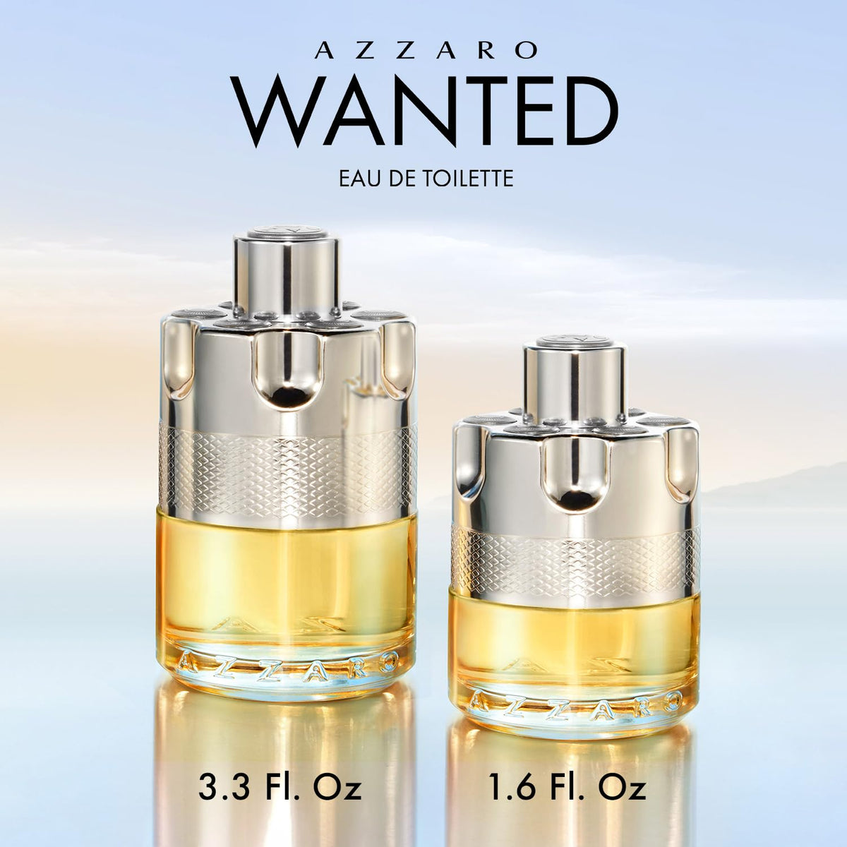 Azzaro Wanted collection display emphasizes luxury branding for special occasions.