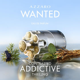 Azzaro Wanted sage heart note image, signaling refined herbal aroma.