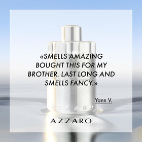 Azzaro Wanted travel-size bottle, 1.6 oz, ideal for on-the-go fragrance.