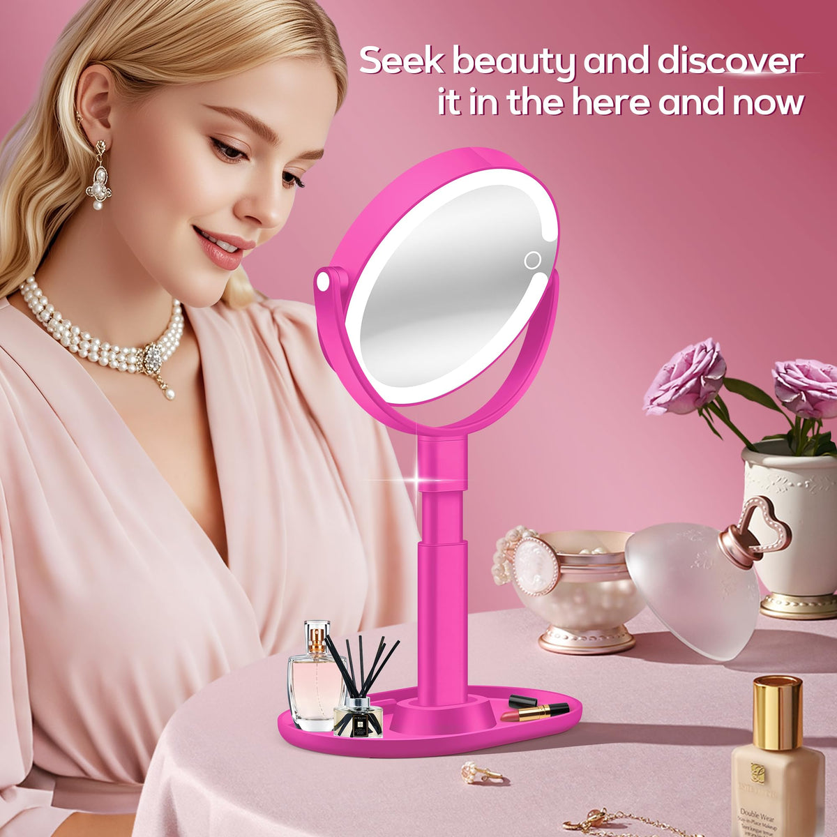 B Beauty Planet 1X and 30X sides support daily makeup and precision tasks