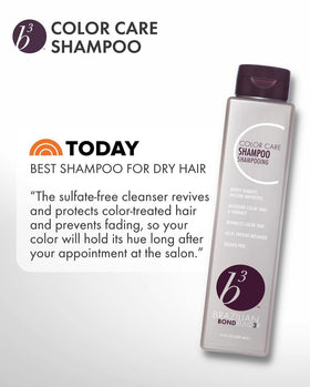Shampoo lather texture illustrating sulfate-free cleansing suitable for color-treated hair