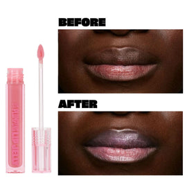 BABE ORIGINAL Glow Lip Jelly hydration close up emphasizes moisture