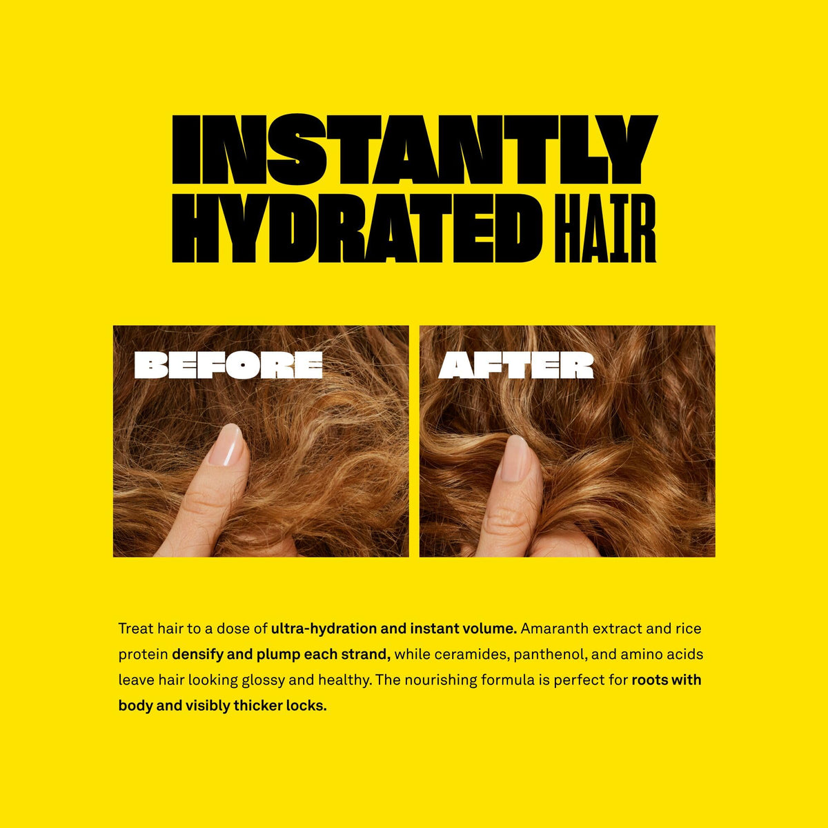 Babe Original Locks Densifying Conditioner label close-up highlighting ingredients
